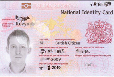 Britische Ausweise