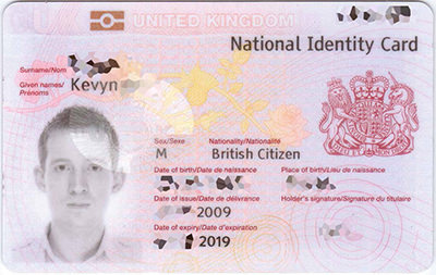 Britische Ausweise