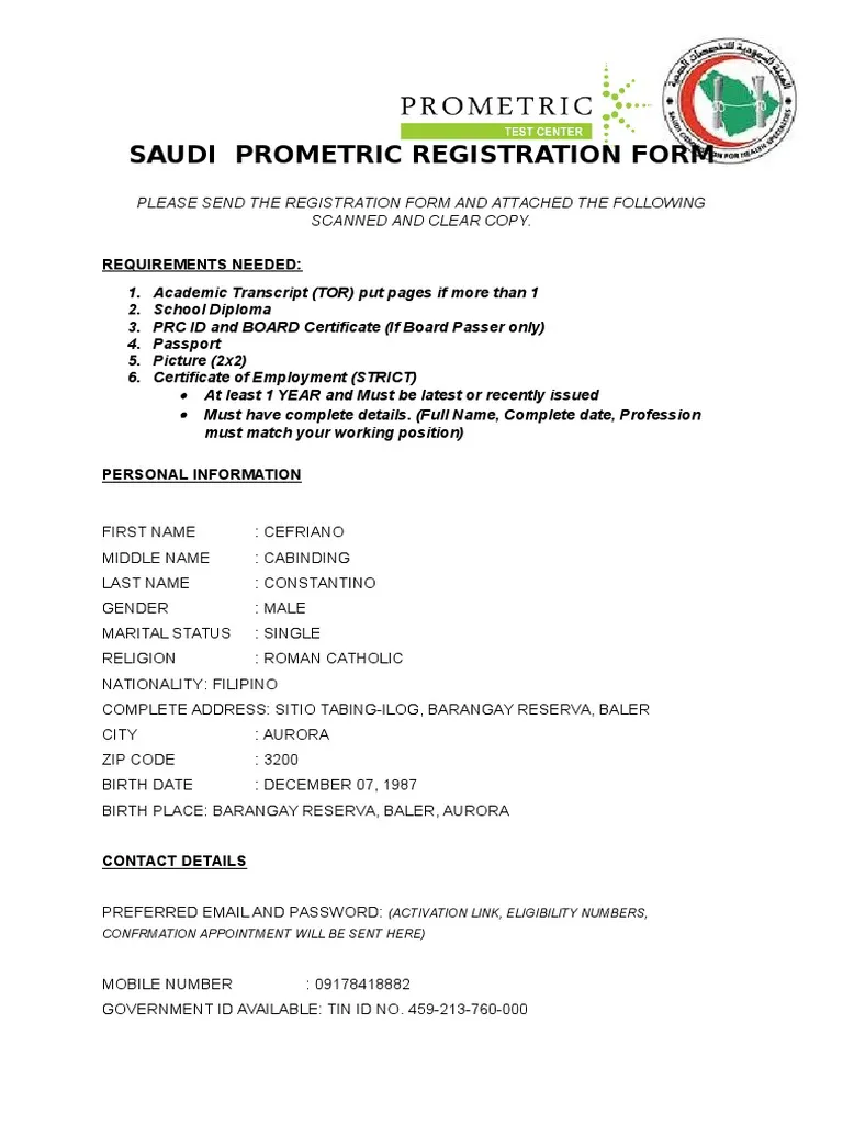 Buy Saudi Prometric Certificate