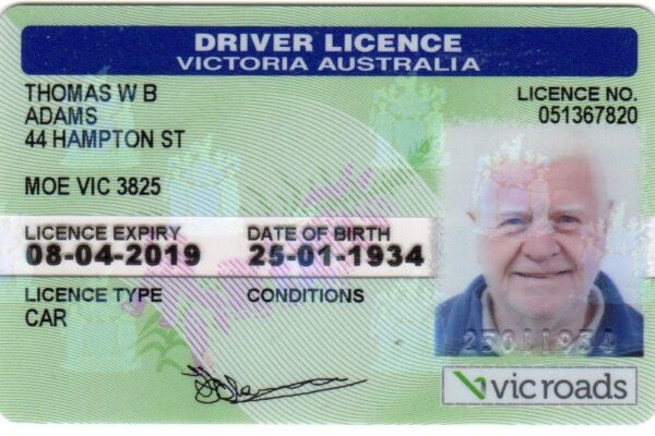 AUSTRALISCHER PERSONALAUSWEIS