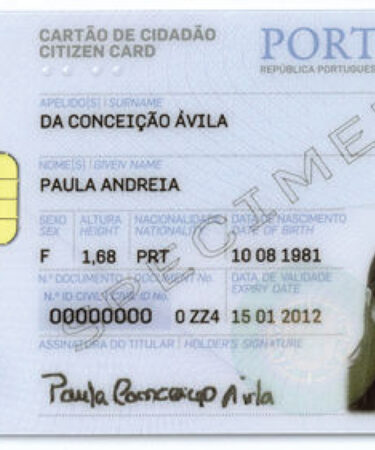 PORTUGIESISCHER PERSONALAUSWEIS