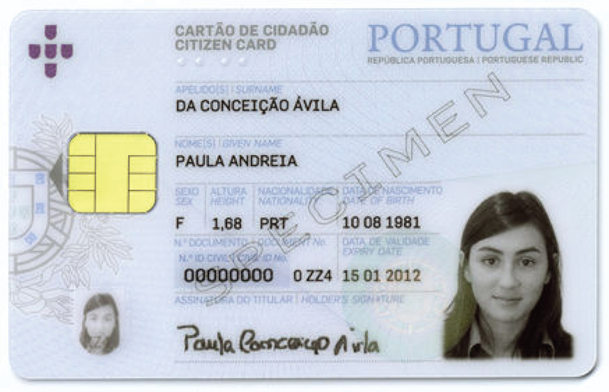 PORTUGIESISCHER PERSONALAUSWEIS