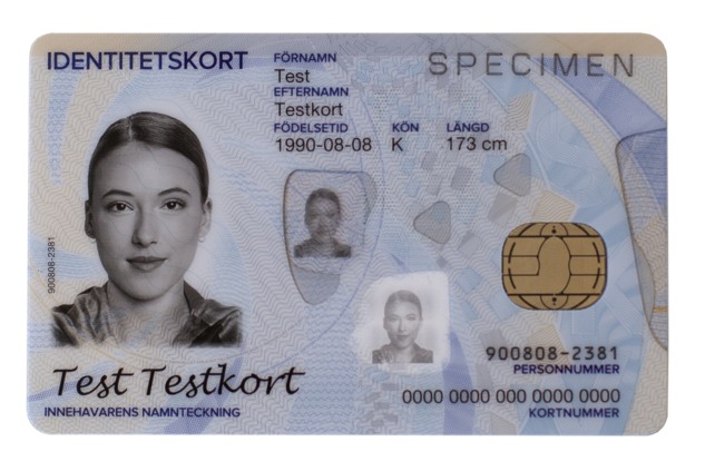 SCHWEDISCHER PERSONALAUSWEIS