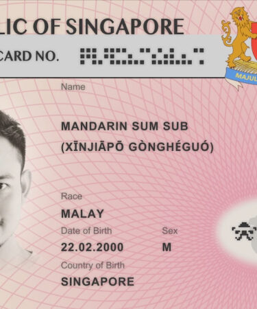 SINGAPUR-PERSONALAUSWEIS