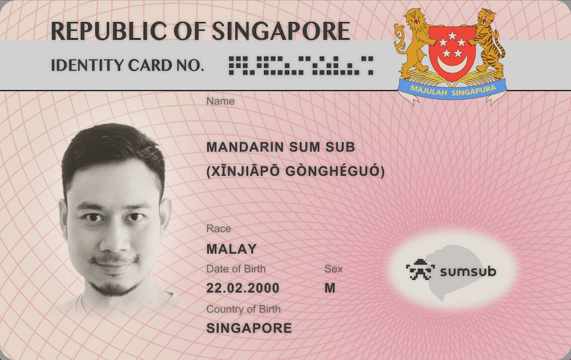 SINGAPUR-PERSONALAUSWEIS