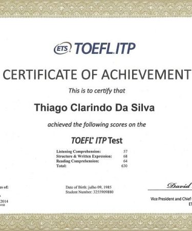 TOEFL-Zertifikat kaufen