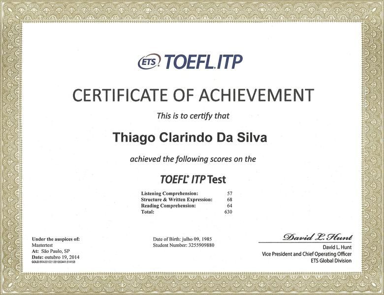 TOEFL-Zertifikat kaufen